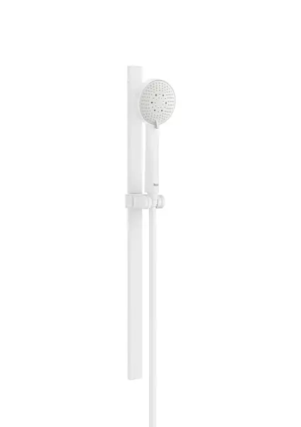 Coloana dus Roca Stella A5B8E13B00, aparenta, 700 mm, 100 mm, 3 functii, mat, Alb