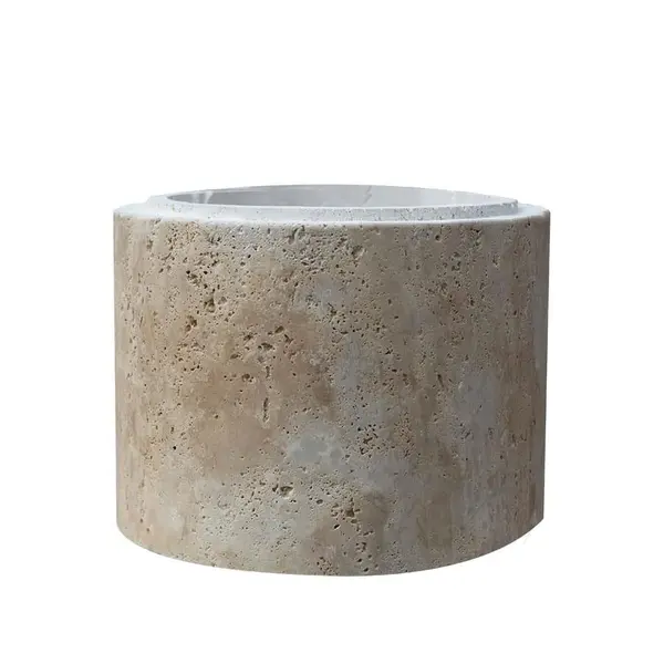 Coloana Romano Modulara Travertin Classic Natur, H: 30cm x D: 42 cm