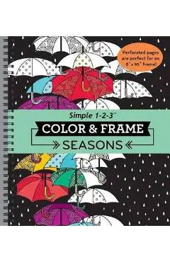 Color & Frame - Seasons (Adult Coloring Book) - New Seasons