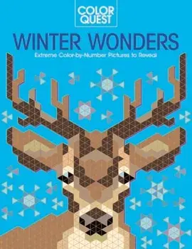 Color Quest: Winter Wonders: Extreme Color-By-Number Pictures to Reveal, Paperback/Daniela Geremia