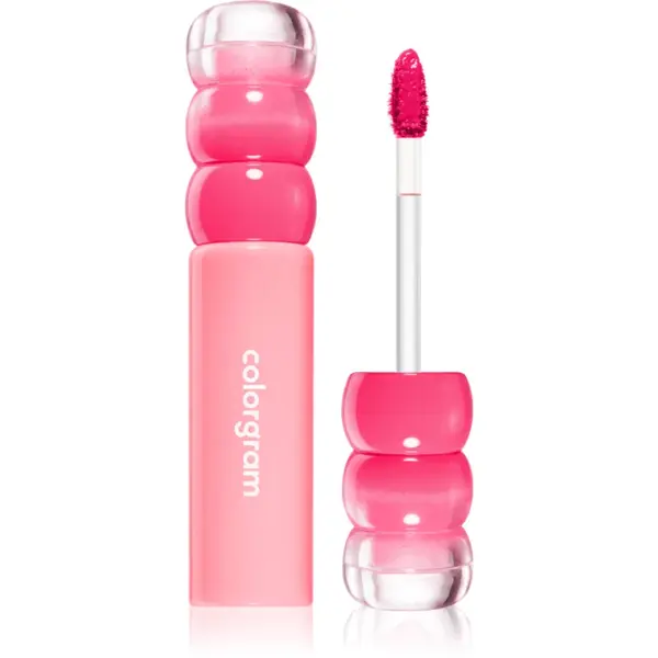 Colorgram Fruity Water Tint luciu de buze rezistent nutritie si hidratare culoare #02 Bunny Pink 2.8 g