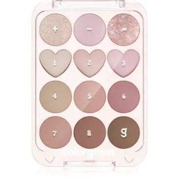 Colorgram Pin Point Eyeshadow Palette paletă cu farduri de ochi pentru look perfect