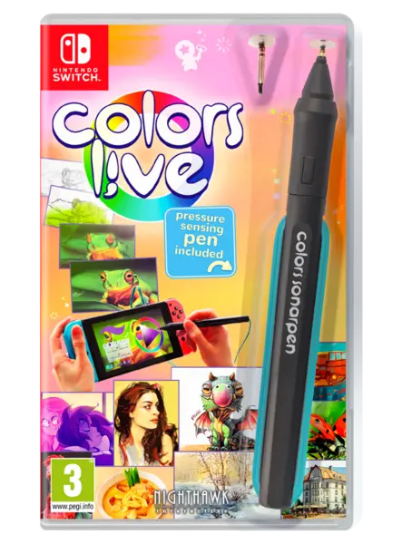 Colors Live Pressure Sensing Pen Included NSW