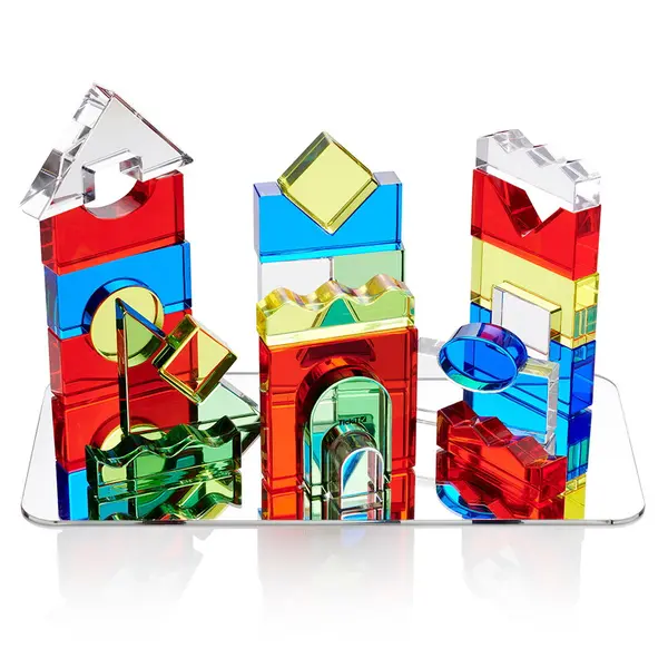 Colour Crystal, blocuri translucide cu fise de lucru multicolor