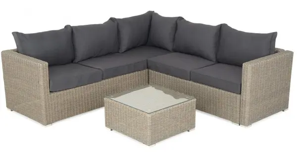 Coltar 3 piese CASABOA lungime 213 210 latime 74 inaltime 64 natur cu gri