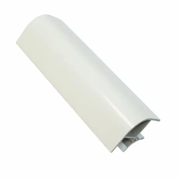 Coltar 90 Grade pentru Plinta H120 mm, Finisaj Alb