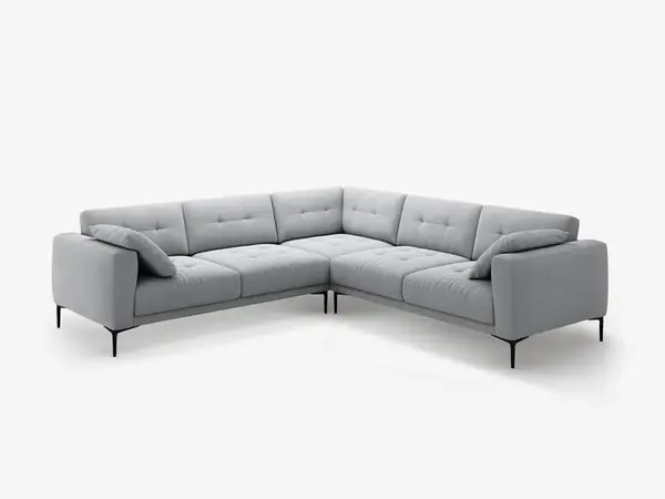 Coltar Bemy 5 locuri catifea Salvador L290 cm