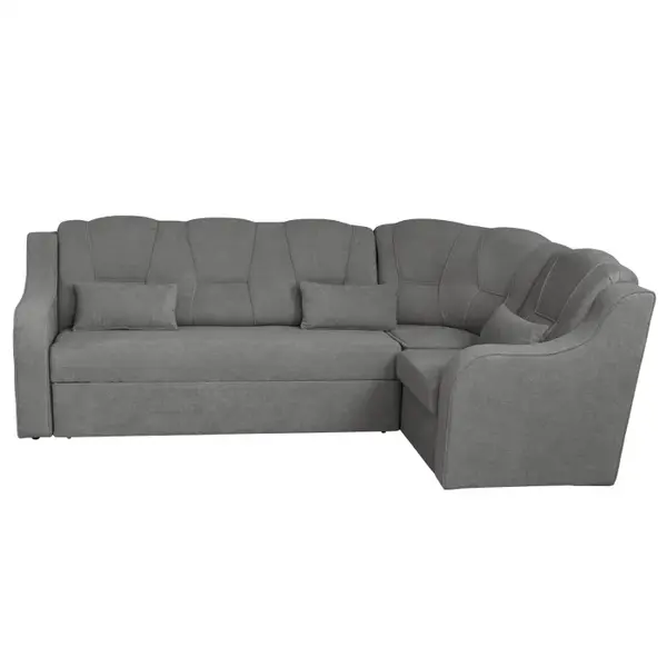 Coltar C3M extensibil, cu lada depozitare, colt interschimbabil, gri inchis, 270x165x100 cm