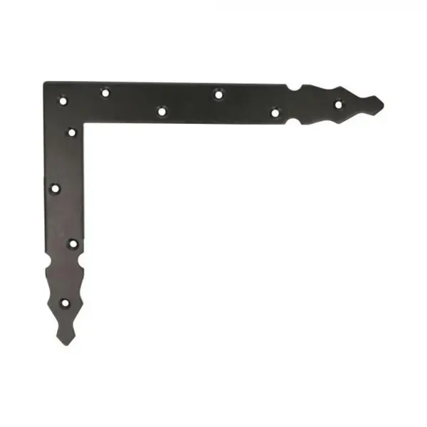 Coltar Decorativ Stanga Model Aragon, 300x240x4.0 mm, Finisaj Negru