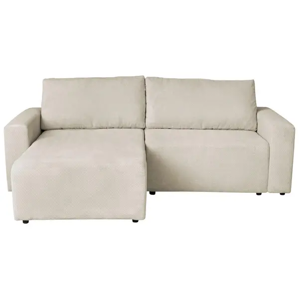 Colțar Extensibil, lemn, metal, plastic, textil, bej, 173/258 cm