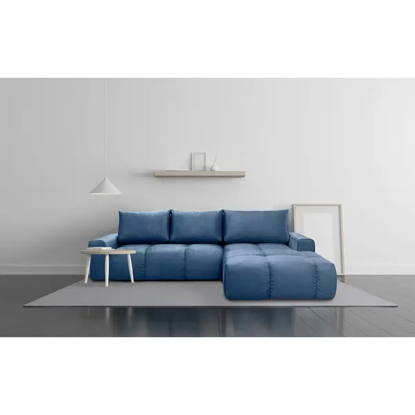 Colțar Extensibil, textil, albastru închis