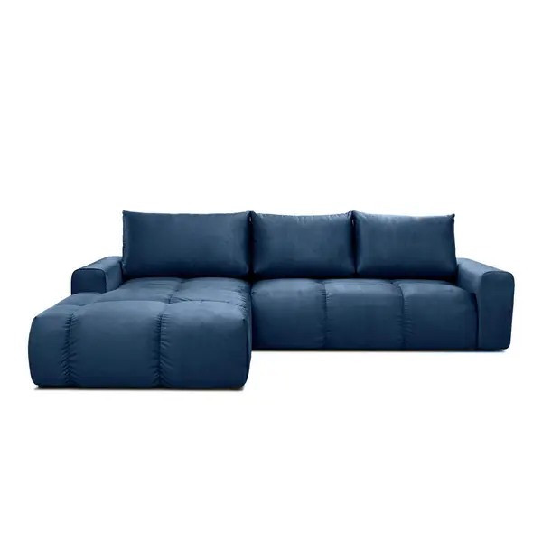 Colțar Extensibil, textil, albastru închis