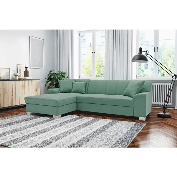 Colțar Extensibil, textil, verde mentă