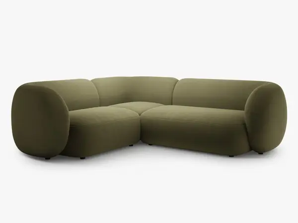 Coltar Kate 4 locuri catifea Salvador L252 cm