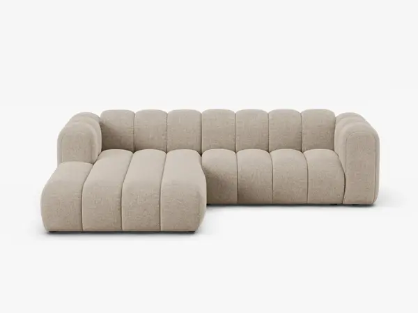 Coltar Lupine 4 locuri chenille Eden L260 cm