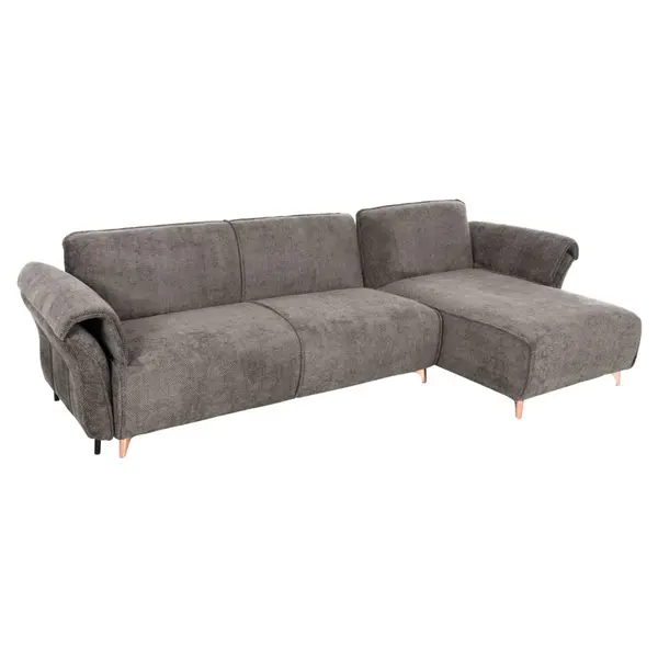 Coltar reversibil extensibil SENARO FABRIC 300 CM - Grey