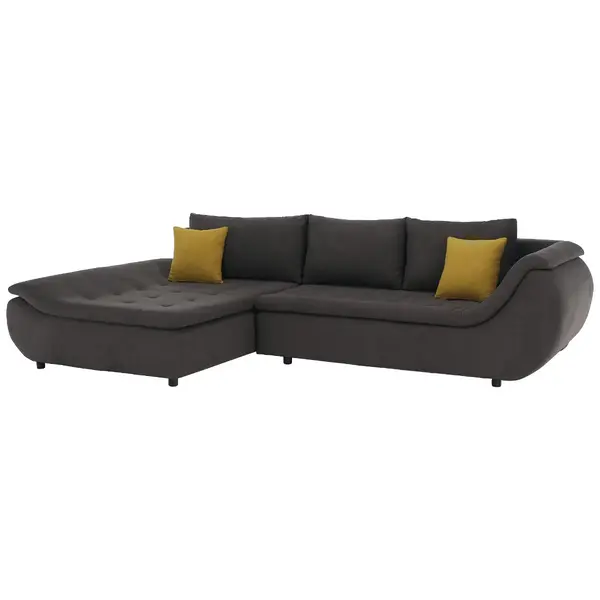 Coltar stanga extensibil TARVIK 310 CM - Gri inchis