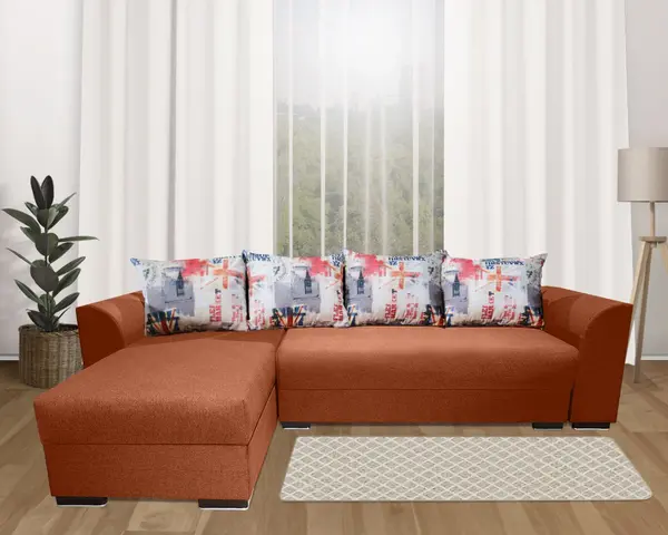 Coltar sufragerie extensibil Lindo N52 Caramiziu