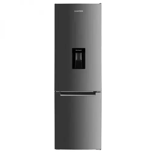 Combina Frigorifica Albatros CFXD395E, 313 L, Termostat reglabil, 3 sertare la congelator, Clasa E, H 186 cm (Argintiu)