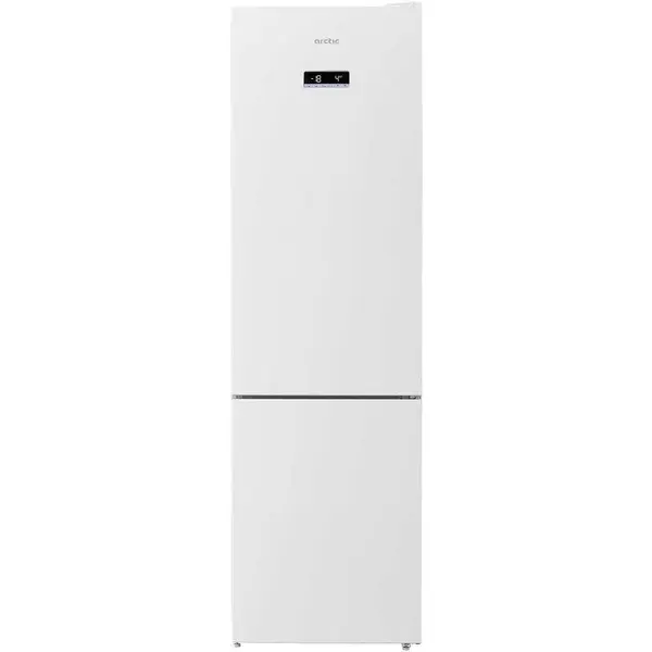 Combina frigorifica Arctic AK60406E40NFW, Full No Frost, Blue Tech, Air Flow Dual Tech, Efiline, 362 l, Clasa E, (Clasificare energetica veche Clasa A++)