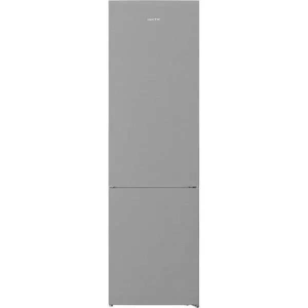 Combina frigorifica Arctic AK60406M40NFMT, Full No Frost, 362 l, Air Flow Dual Tech, Safety Glass, Gri, Clasa E, (Clasificare energetica veche Clasa A++)