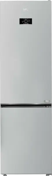 Combina frigorifica Beko B3RCNA404HM, 355 l, No Frost, HarvestFresh, AeroFlow, Fast Freeze,Dairy compartment , MaxStore, Clasa E, H 203.5 cm (Gri)
