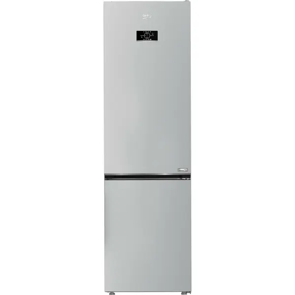 Combina frigorifica Beko B3RCNA404HM, No Frost, 355 l, HarvestFresh, AeroFlow, Fast Freeze, MaxStore, Gri, Clasa E
