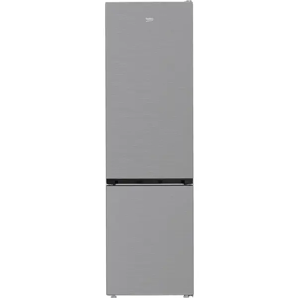 Combina frigorifica Beko B3RCNA415HXB, No Frost, 415 l, Clasa D, Iluminare LED, Alarma deschidere usa, Functie congelare rapida, HarvestFresh, Metal Look