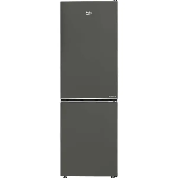 Combina frigorifica Beko B5RCNA365HG, No Frost, 316 l, AeroFlow, HarvestFresh, MaxStore, Manhattan Gray, Clasa D