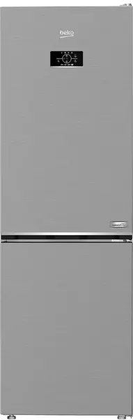 Combina frigorifica Beko B5RCNA366HXB1, 316 l, No Frost, Clasa C, AeroFlow, HarvestFresh, MaxStore, H 186,5 cm (Gri)