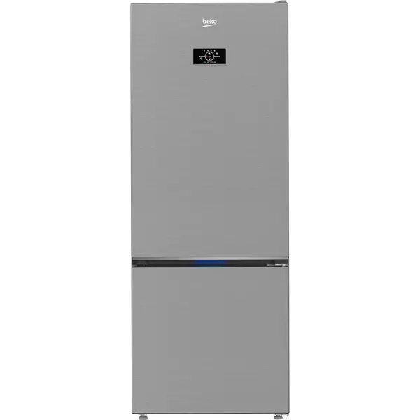 Combina frigorifica Beko B5RCNE535ZXB, 475 l, No Frost, Compartiment congelare rapida, Functie vacanta, AeroFlow, Everfresh+, HarvestFresh, XXL Bottle holder, Clasa D