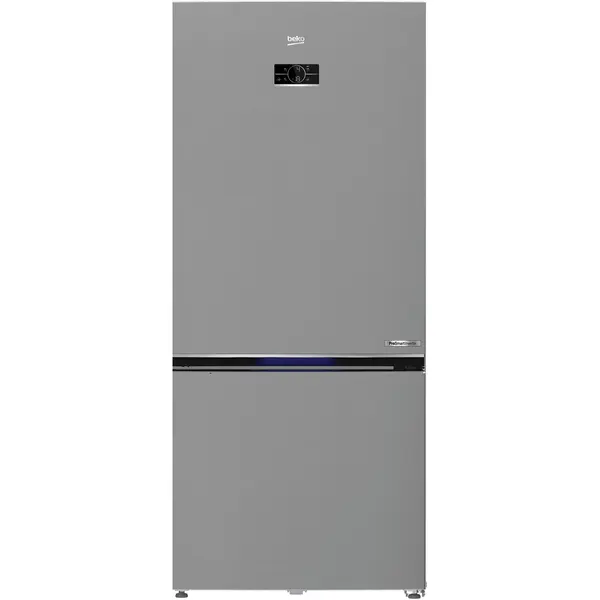 Combina frigorifica Beko B5RCNE615ZXP, 615 l, No Frost, Usi reversibile, Vacation Mode, MultiMode, HarvestFresh, MaxStore, BioCycle, Inox Look, Clasa D