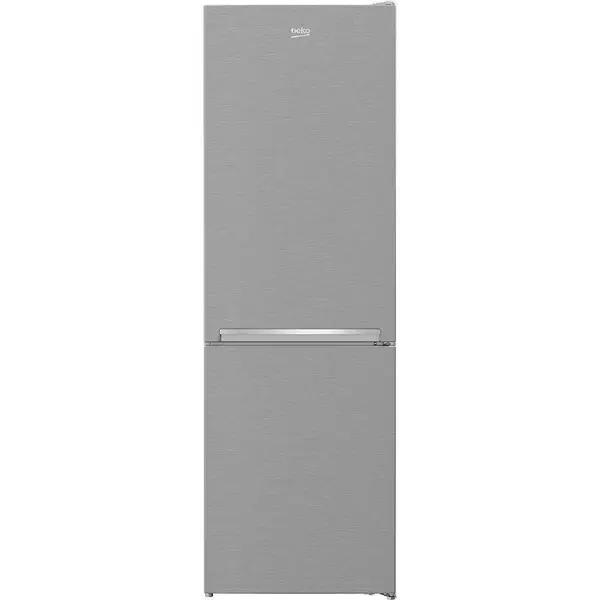 Combina frigorifica Beko RCSA366K40XBN, 343 l, Usi reversibile, Termostat reglabil, Iluminare LED, Argintiu, Clasa E