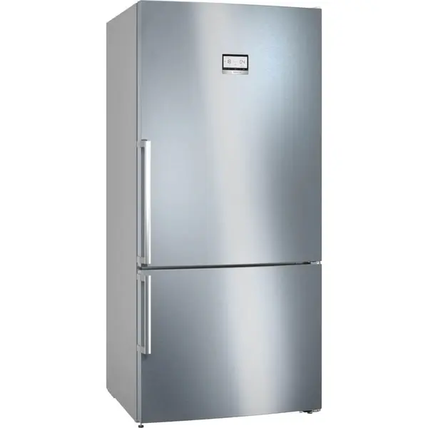 Combina frigorifica Bosch KGN86AIDR, 631 l, NoFrost, Iluminare LED, PerfectFit, Inox AntiAmprenta, Clasa D
