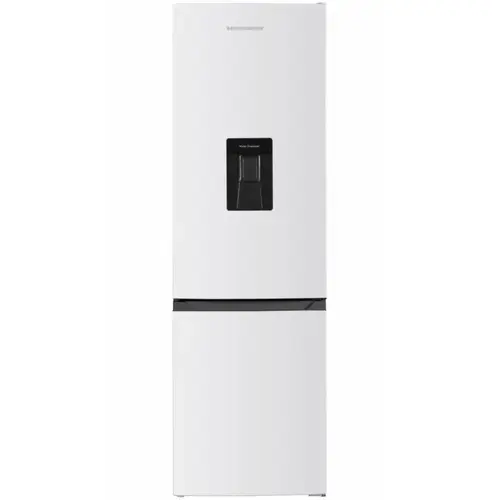 Combina frigorifica Heinner HC-HM262WDE++, 260 l, Control electronic, Dozator de apa, Iluminare LED, Usi reversibile, Clasa E, H 180 cm (Alb)