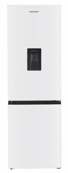 Combina frigorifica HEINNER HC-HM313WDE++, 313 L, Clasa E, Lumina LED, Usi reversibile, H 185.8 cm (Alb)