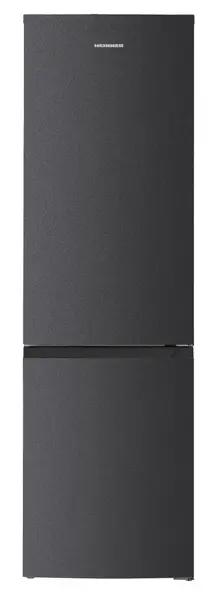 Combina frigorifica HEINNER HCNF-HM293INVDGD, 293 L, Total No Frost, Clasa D, Lumina LED, H 186 cm (Gri antracit)