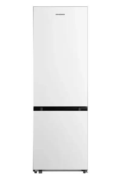 Combina frigorifica HEINNER HCNF-M330INVE++, 330 L, Clasa E, Control electronic LED, Super racire, Lumina LED, H 186 cm (Alb)