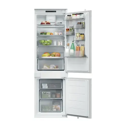 Combina frigorifica incorporabila CANDY ECNBQL3518EV, 269 l, Low Frost, Clasa E, Wi-Fi, H 177 cm (Alb)
