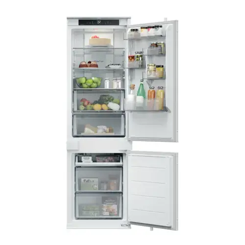 Combina frigorifica incorporabila CANDY Fresco 400 ECNBQT3518E, 251 l, No Frost, Clasa E, Continut inteligent, hOn, H 177.2 cm (Alb)