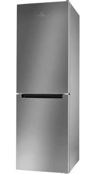 Combina frigorifica Indesit LI8SN2EX, 328l, Clasa E, No Frost, H 189.9 cm (Argintiu)