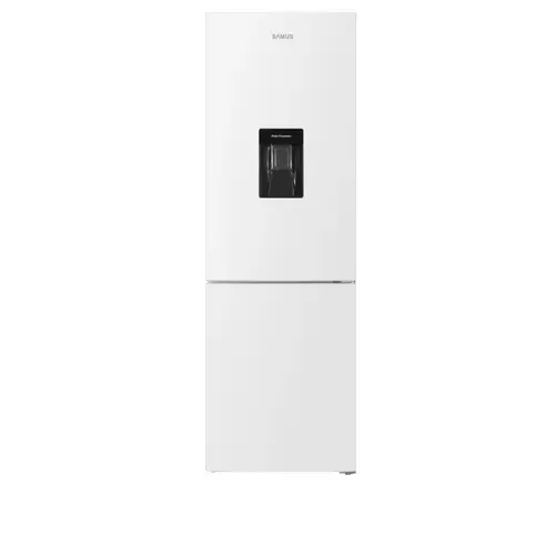 Combina frigorifica Samus SCW396NFDE, 286 l, Clasa E, Dozator de apa, Full No-Frost, Lumina LED, H 186 cm (Alb)