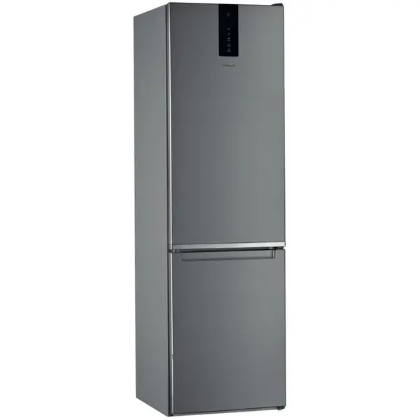 Combina frigorifica Whirlpool W9 921A OX, Dual No Frost, 355 l, Clasa E, Usa reversibila, Iluminare LED, ProFresh, Culoare Optic Inox