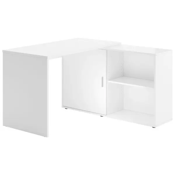 Combinație Masă De Scris, 118/124/75 cm, material pe bază de lemn