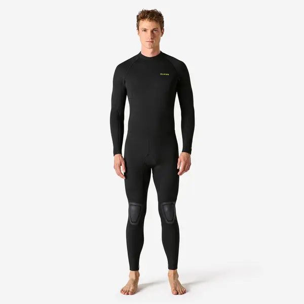 Combinezon surf 100 neopren 4/3 mm Negru Bărbaţi