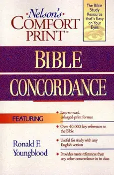 Comfort Print Bible Concordance, Paperback/Thomas Nelson