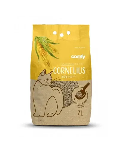 COMFY Cornelius Asternut biodegradabil pentru litiera pisicilor, din porumb 7L