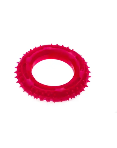 COMFY Mint Dental Ring jucarie dentara roz pentru caini 13 cm