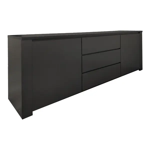 Comoda Kalya Gri inchis 220x49x89.5 cm