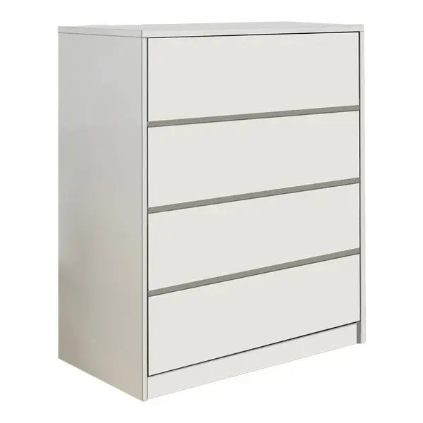 Comoda Kuanger cu sertare din MDF alb 80x40x80 cm